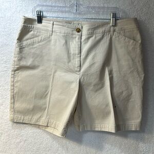 Talbots Women’s Tan Shorts Size 16